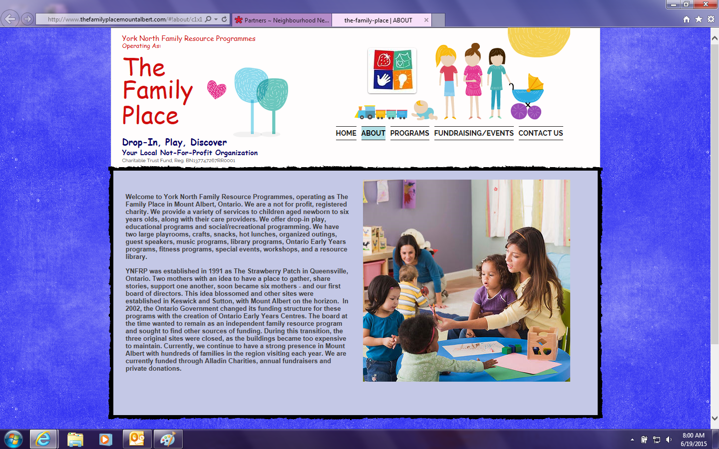 York North Family Resource Programmes - The Family Place